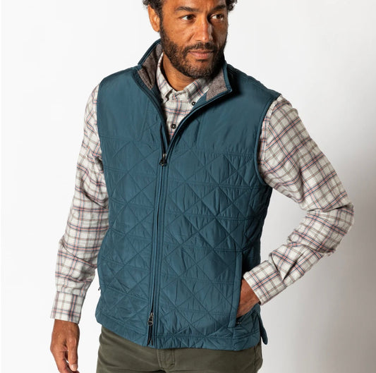 Fremont Performance Quilted Vest | Orion Blue