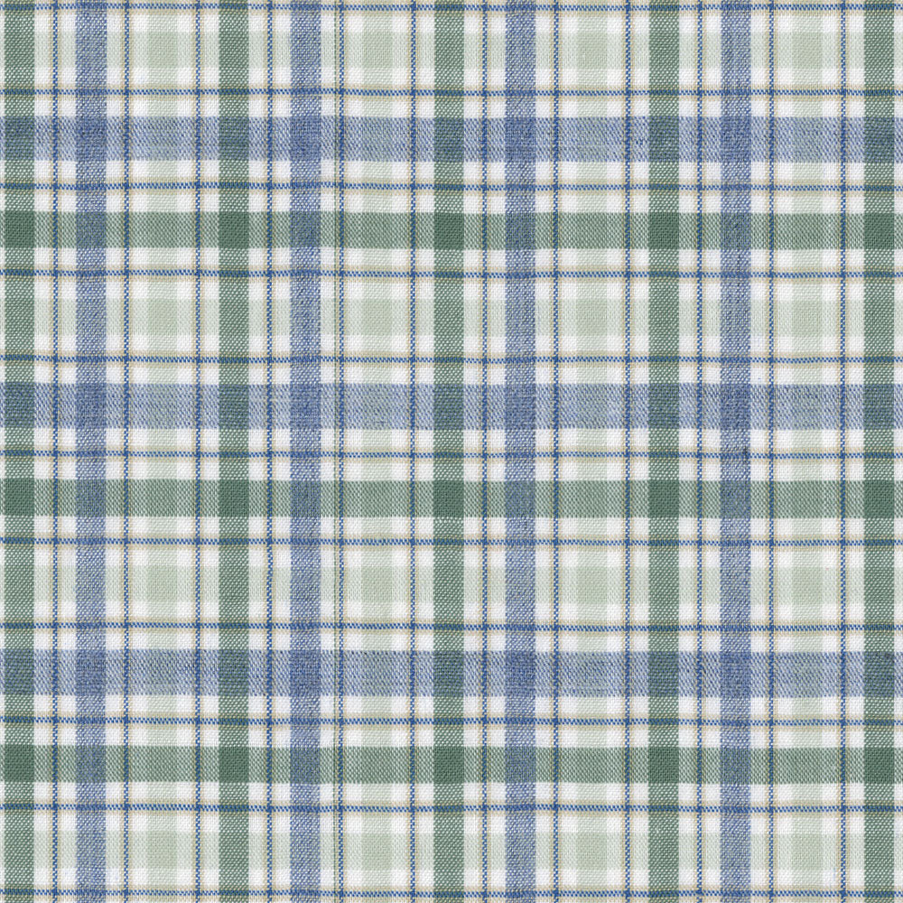 Cotton Melange Plaid | Sage