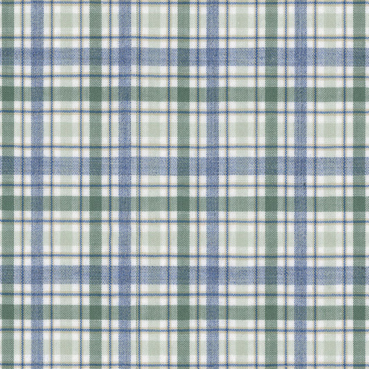 Cotton Melange Plaid | Sage