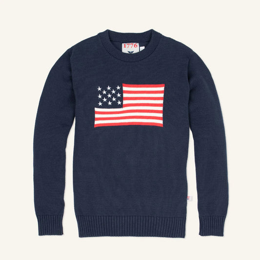 American Flag Crewneck