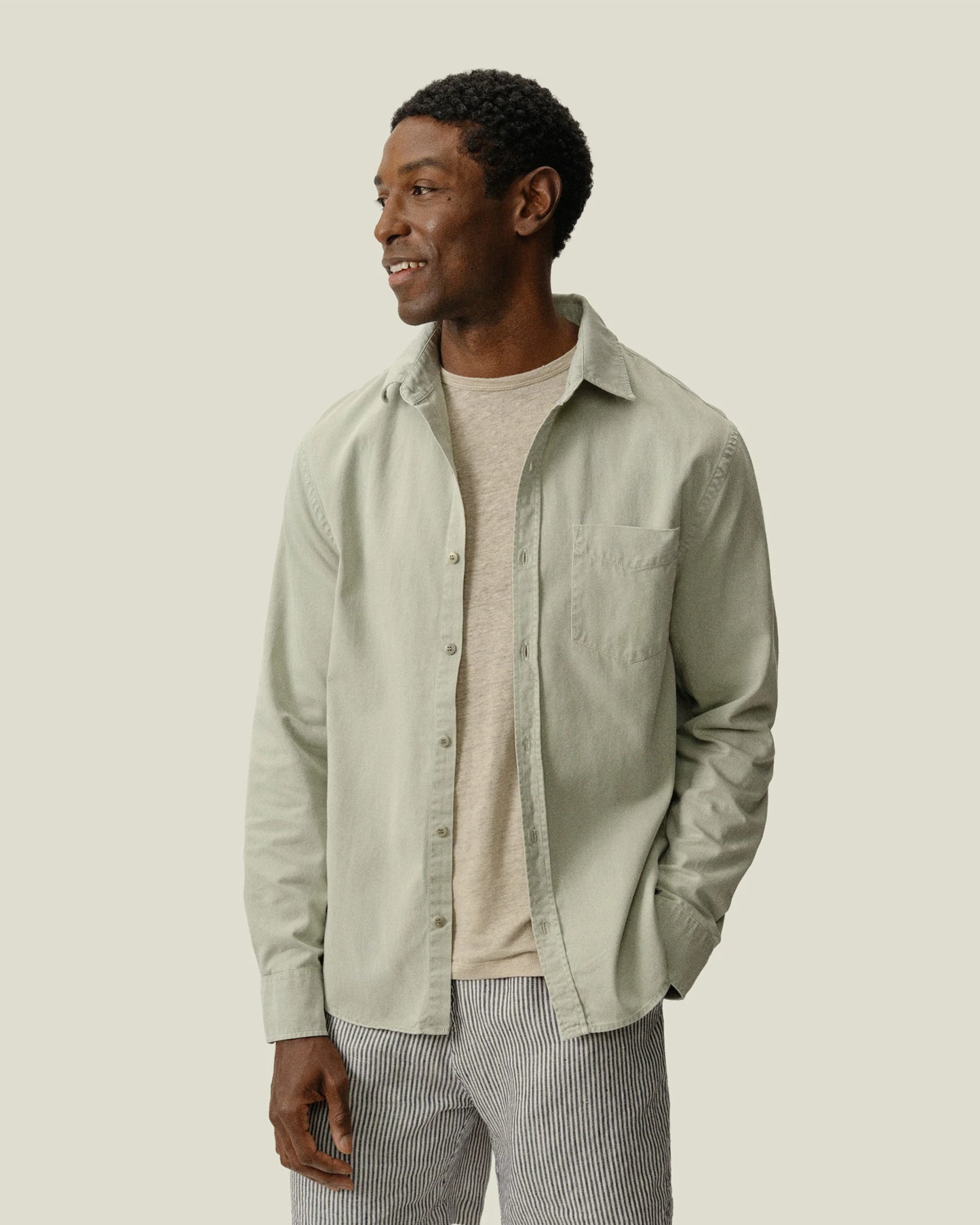 Twill Shirt | Seagrass