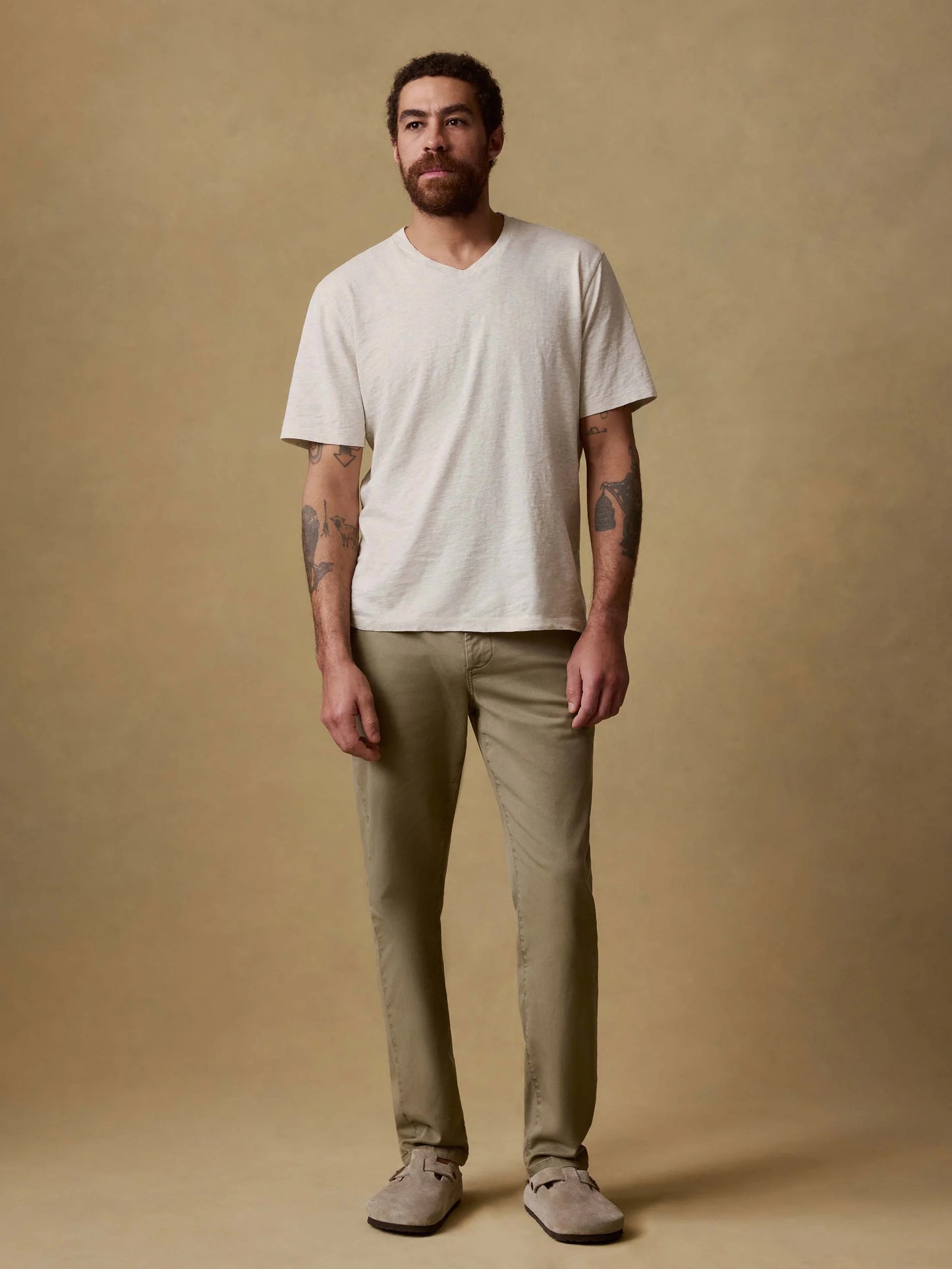 Coastline Stretch Chino | Olive Valley