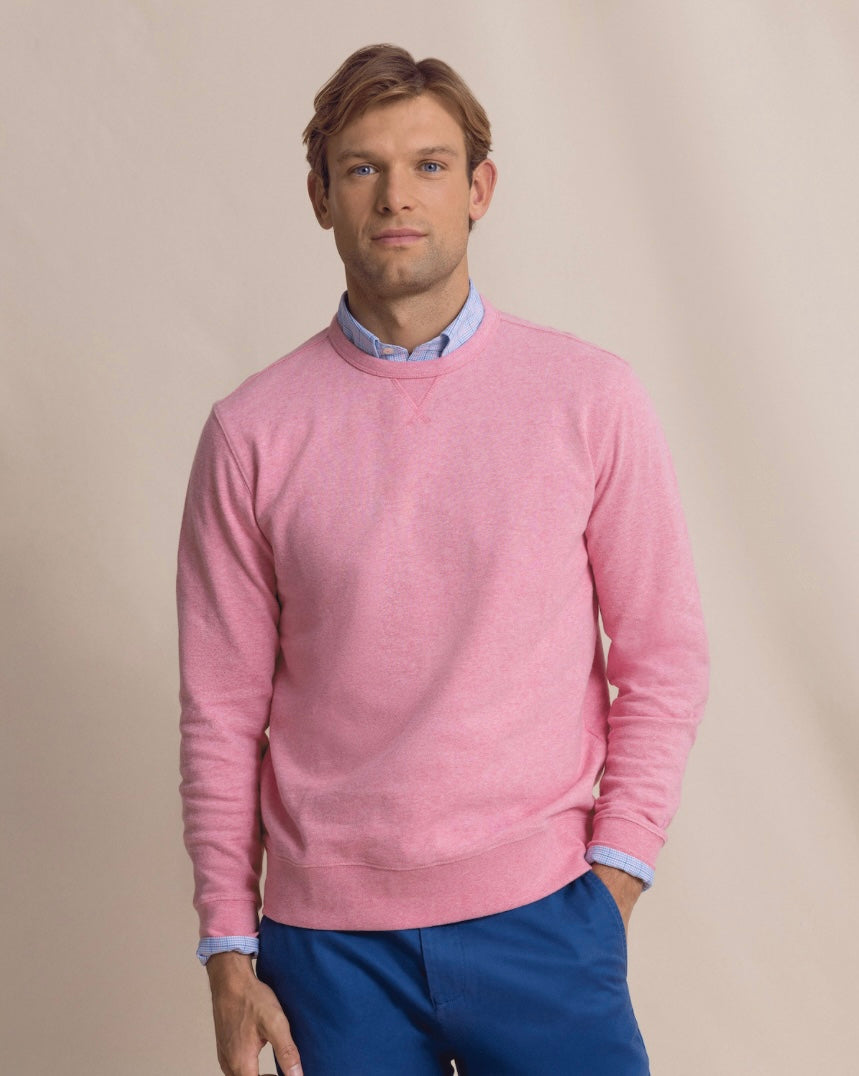 Upper Deck Heather Crew | Heather Sea Pink