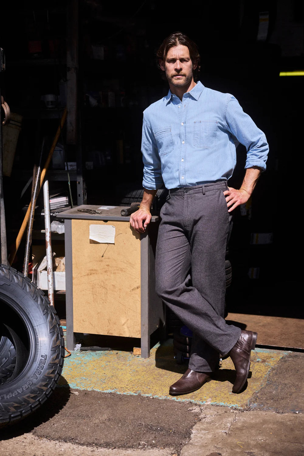 Chambray Work Shirt