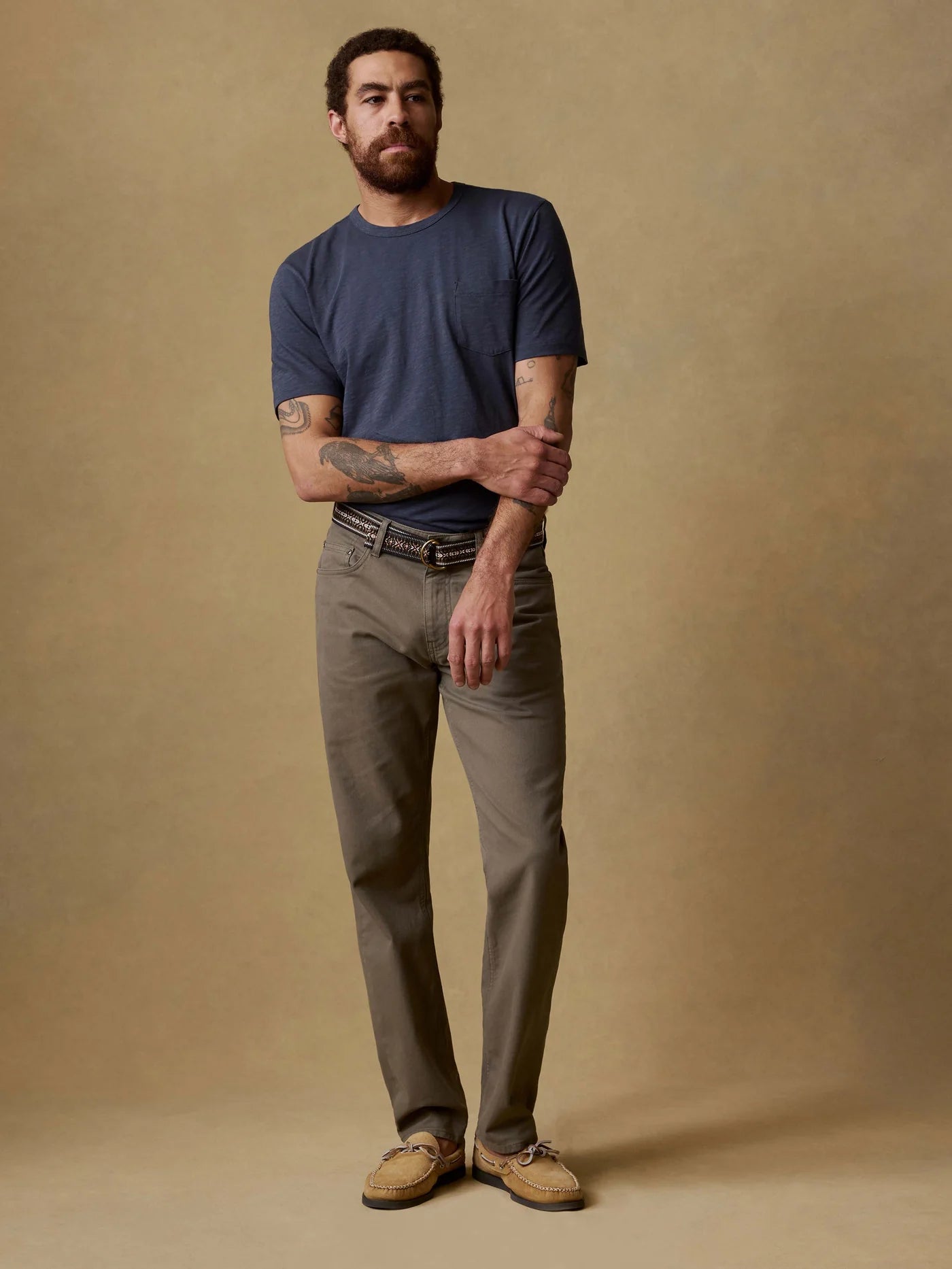 Sunwashed Pocket Tee | Dune Navy