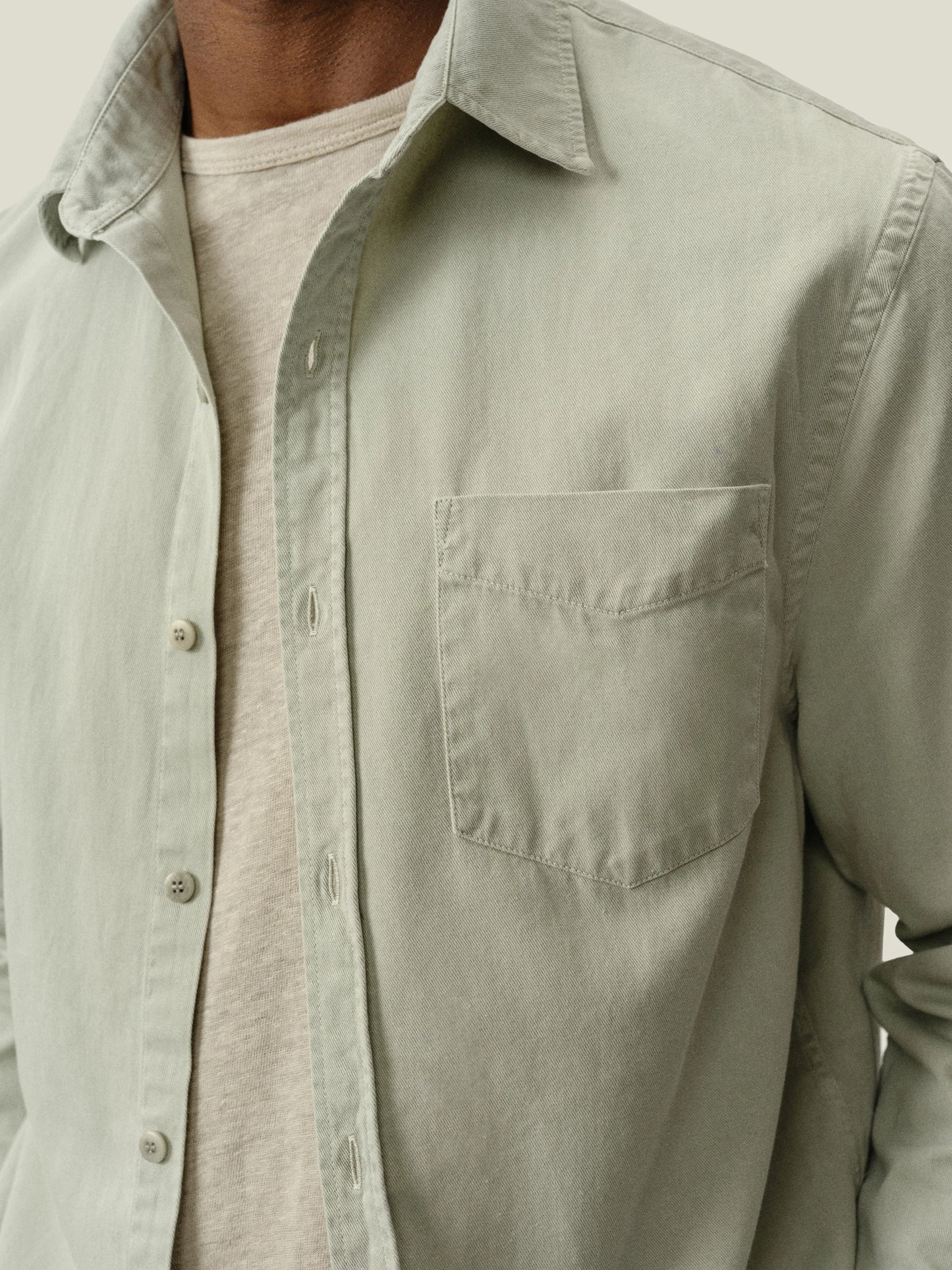 Twill Shirt | Seagrass