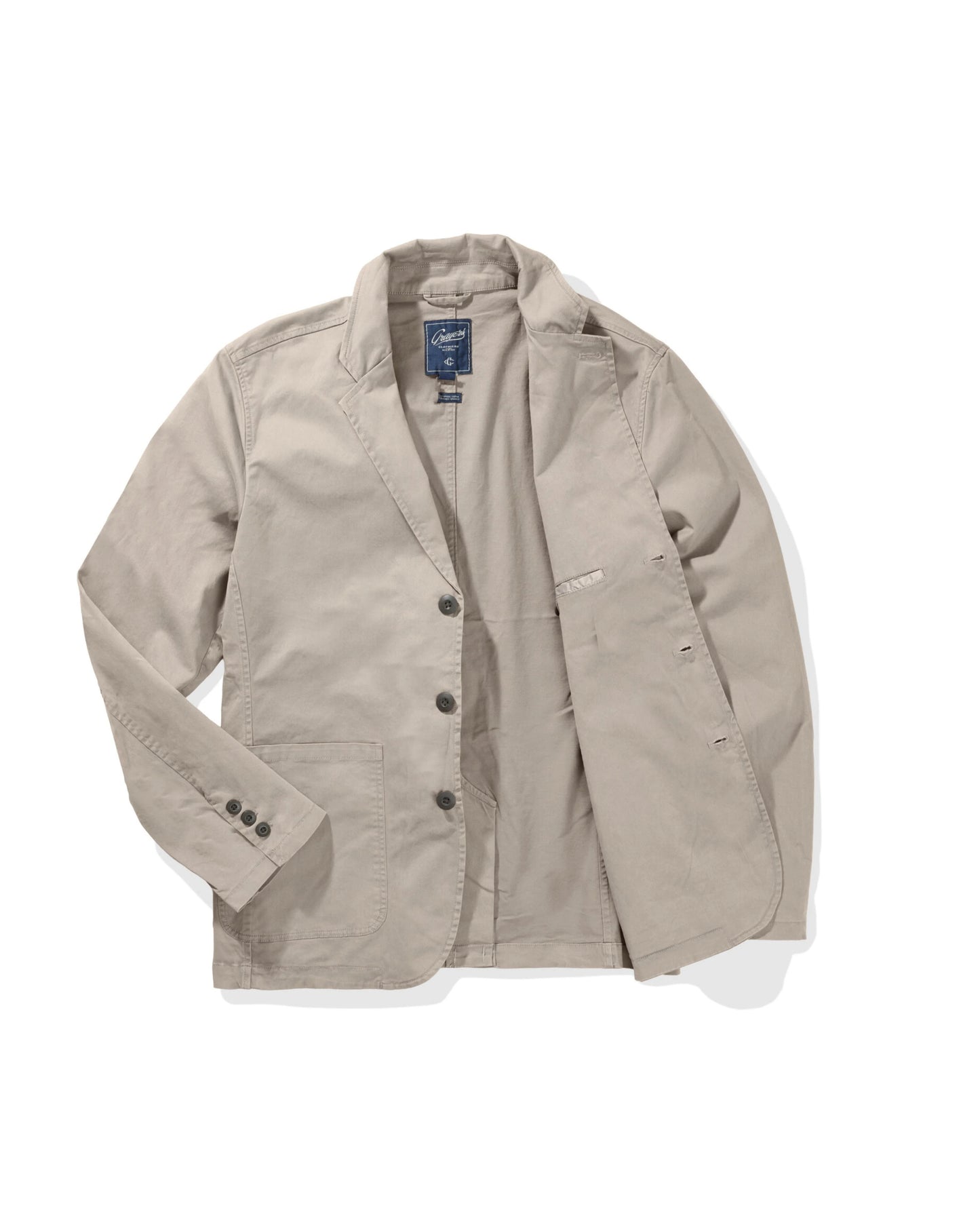 Thompson Stretch Blazer | Stone