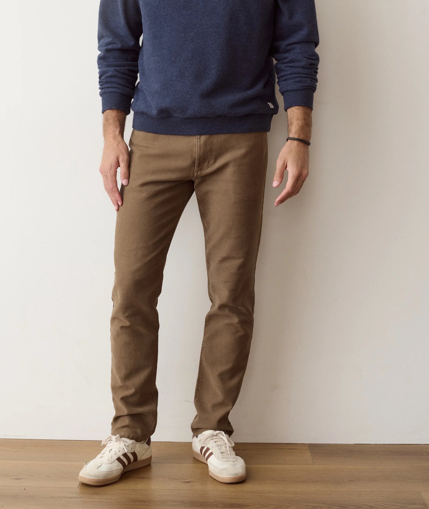 5 Pocket Flex Terry Pant | Daisy Brown