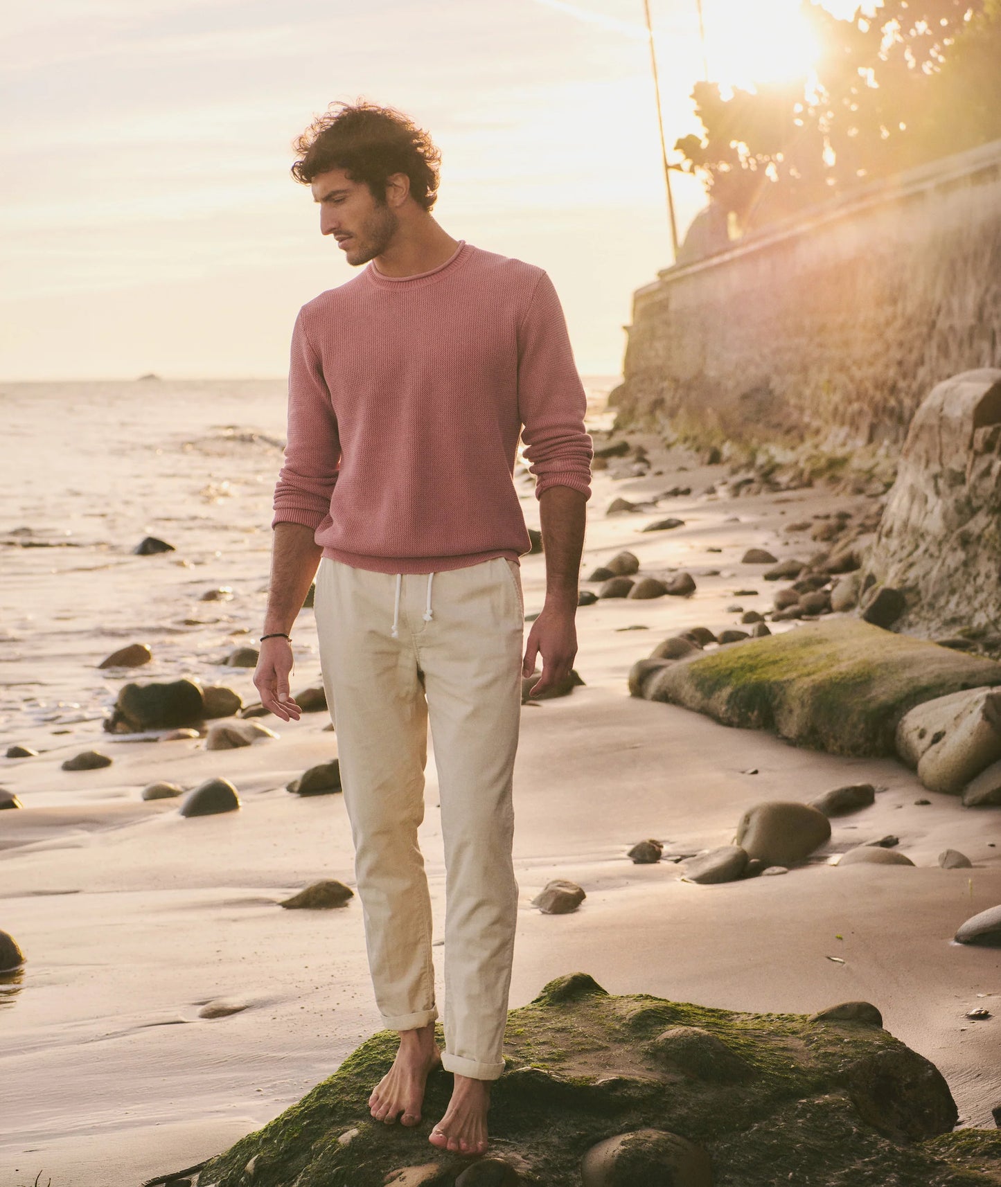 Saturday Stretch Beach Pant | Fog
