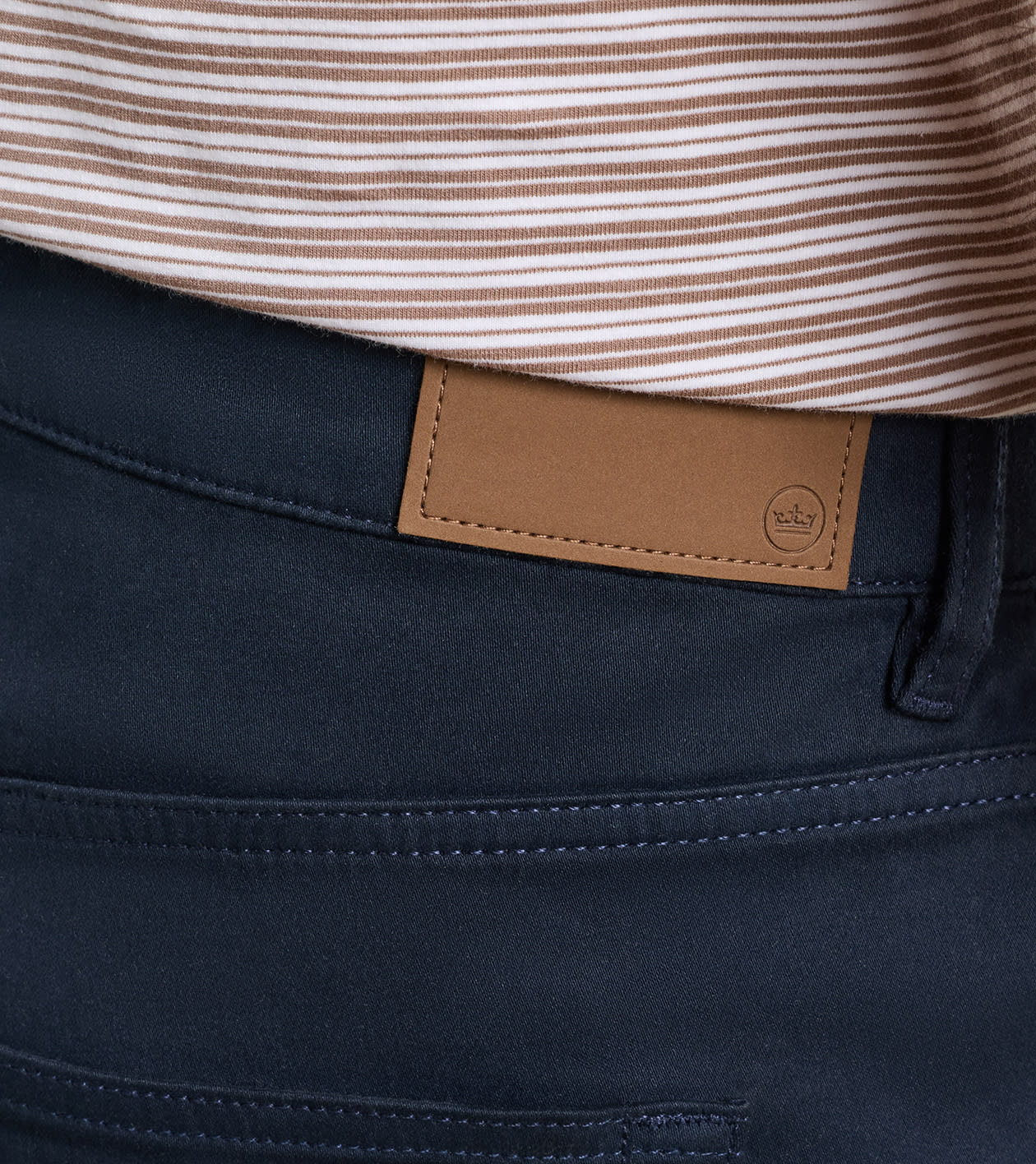 Signature Sateen Five-Pocket Pant | Midnight Navy