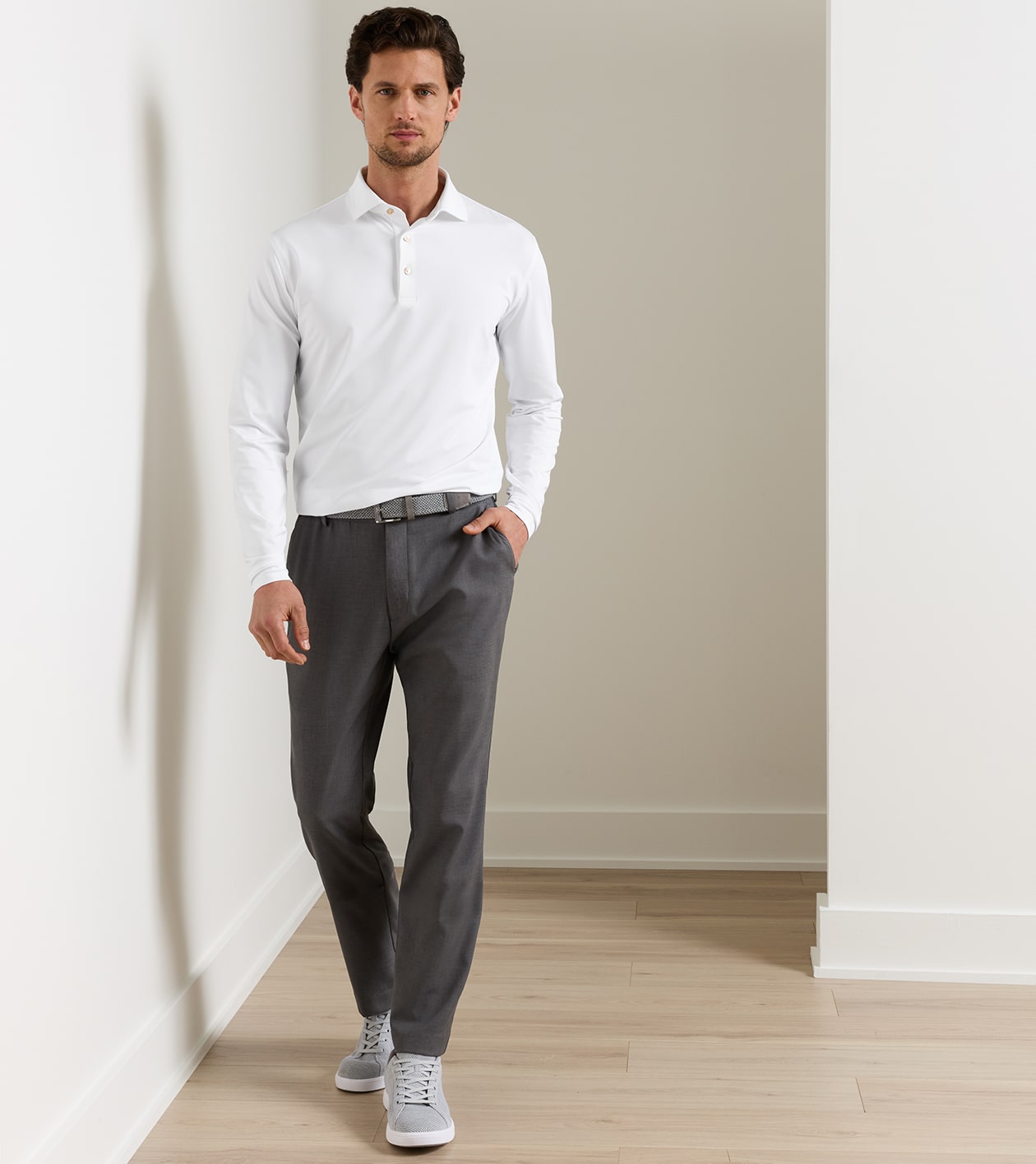 Charlotte Performance Trouser | Charcoal