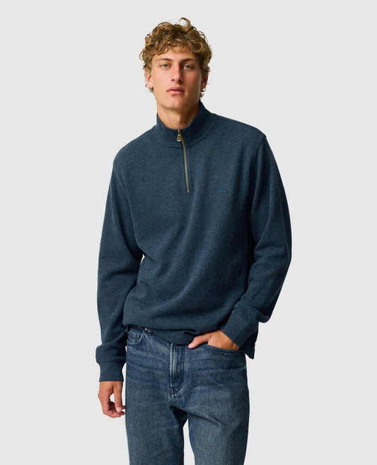 Alton Ave 1/4 Zip | Deep Ocean