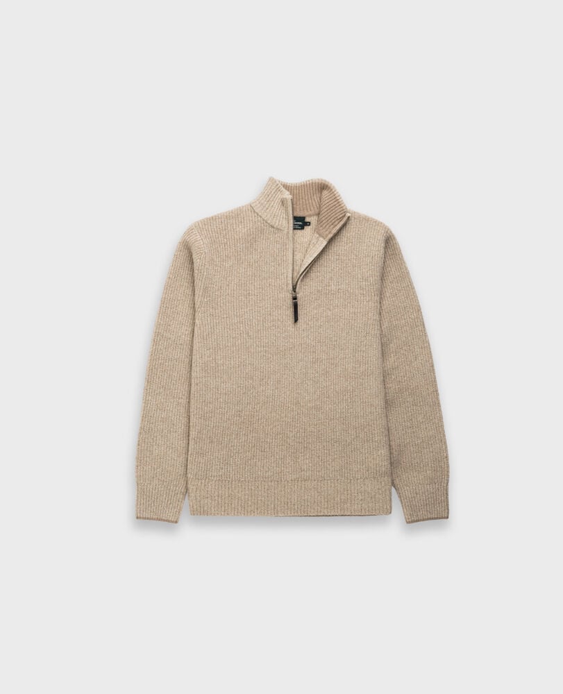 Robbies Road 1/4 Zip | Flax