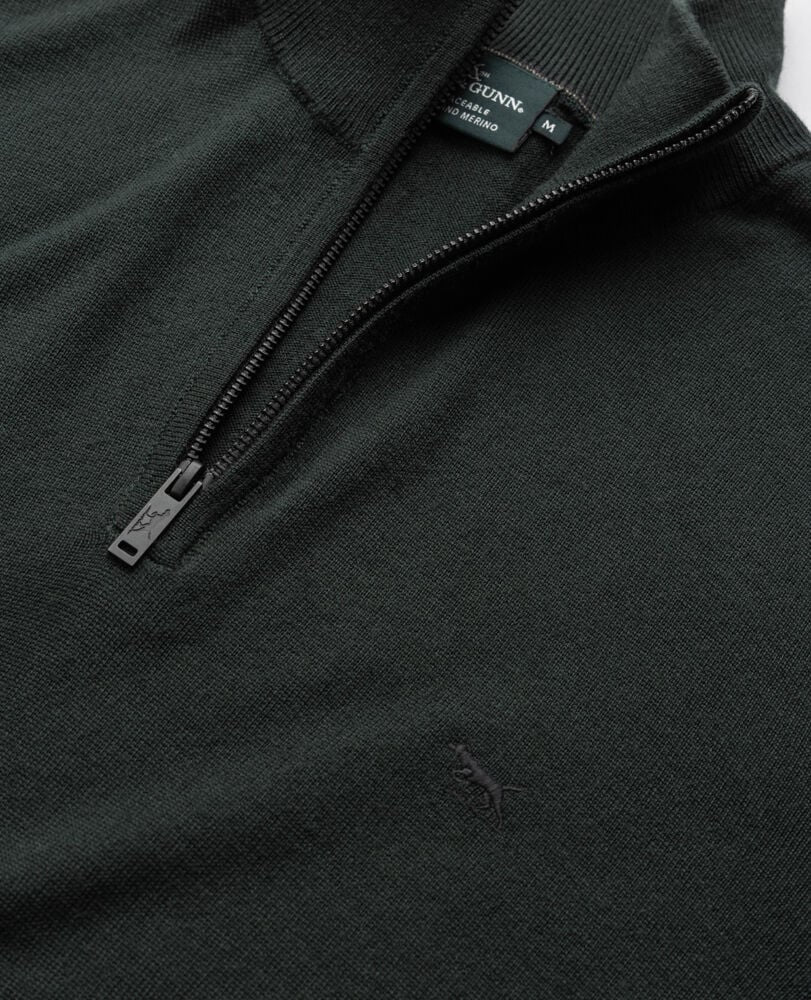 Nobles Knit 1/4 Zip | Forest