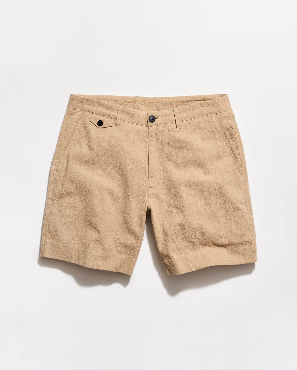 Slub Cotton Moore Short | Khaki
