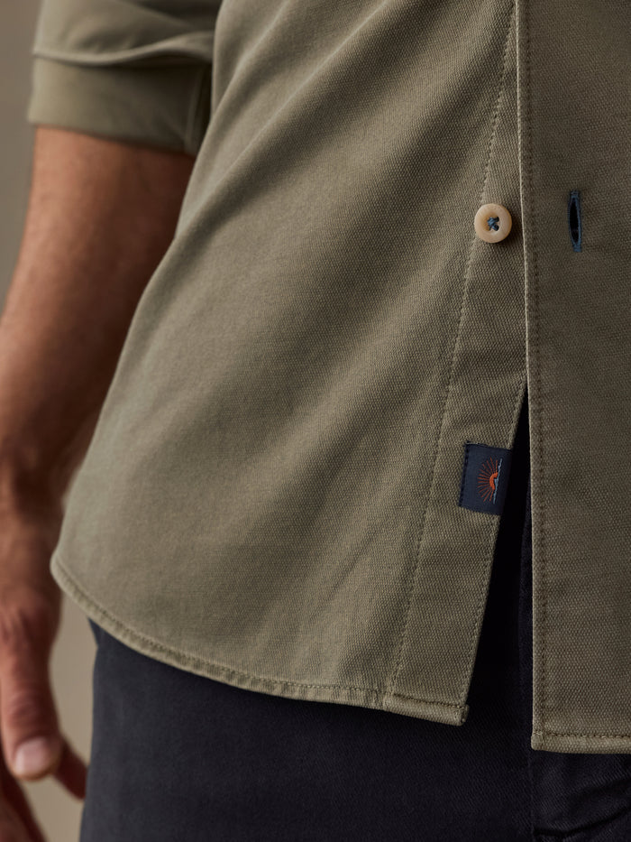 Costa Pique Shirt | Ridge Olive