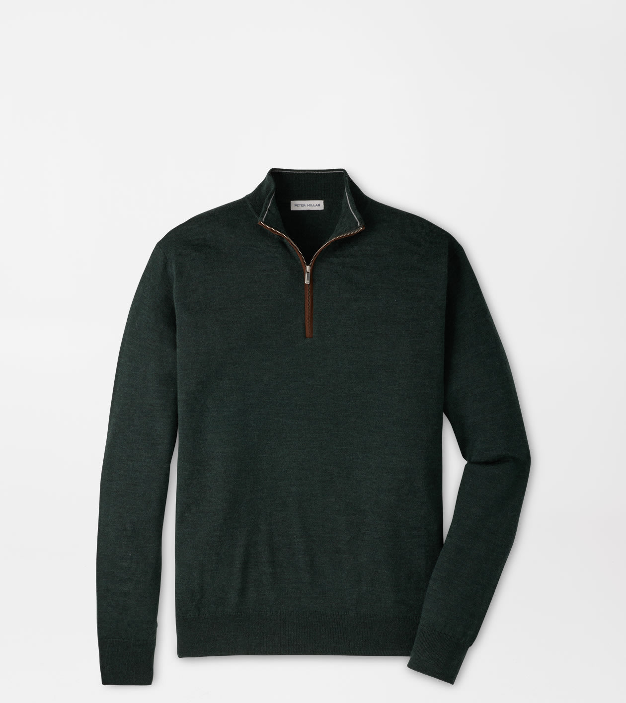 Autumn Crest Suede Trim 1/4 Zip | Pine Brook