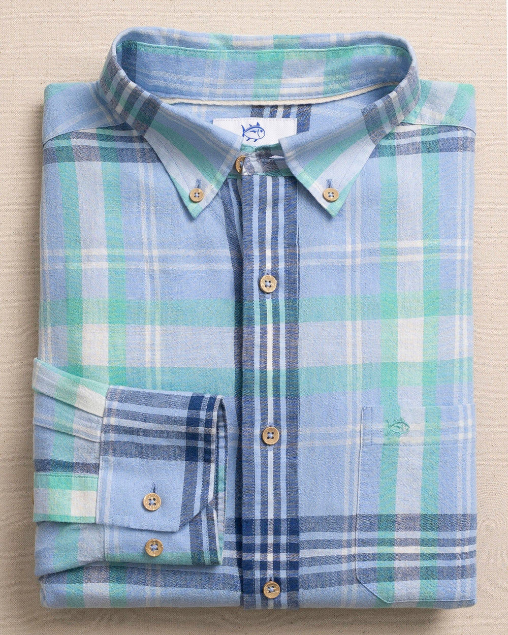 Cedar Island Sportshirt | Tide Blue