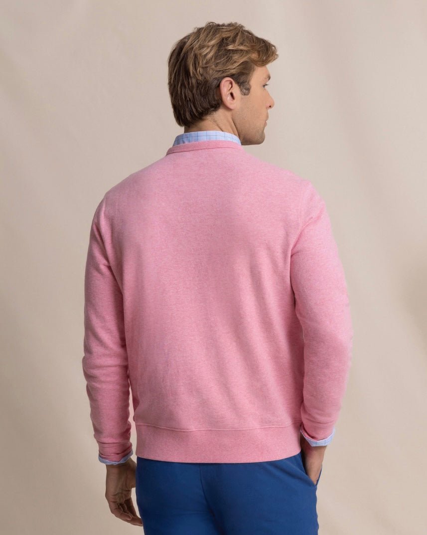 Upper Deck Heather Crew | Heather Sea Pink