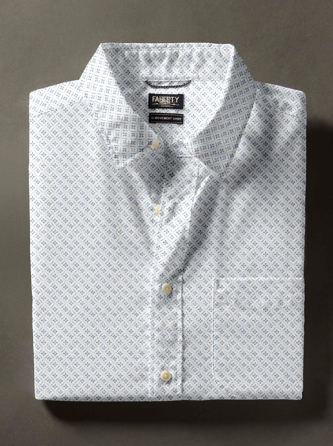 SS Movement Shirt | Grey Petal Tile