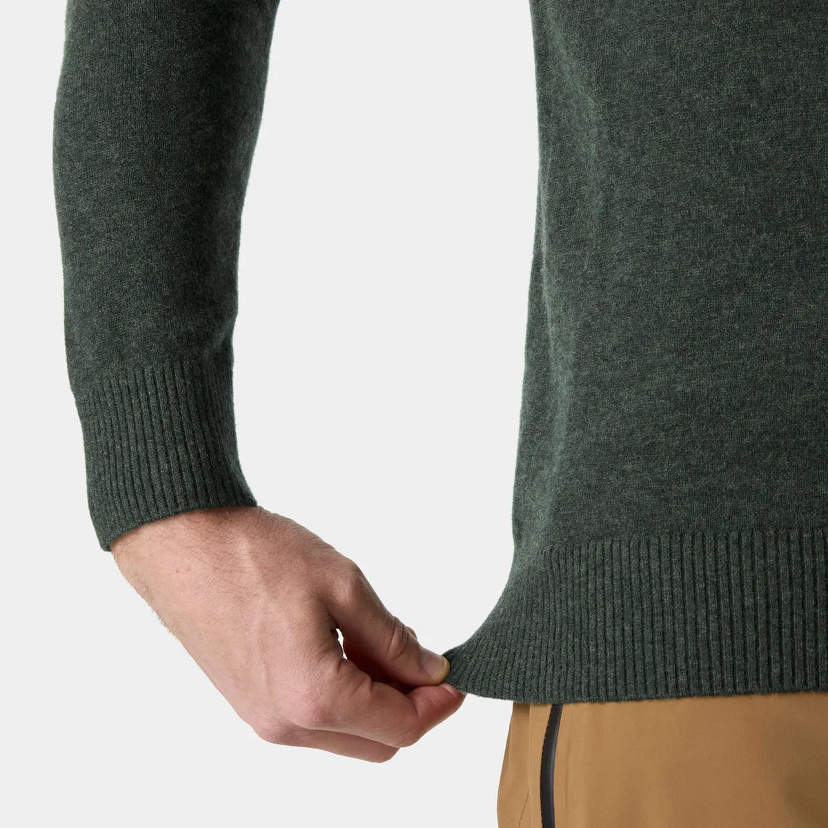 Afton Knitted 1/2 Zip | Dark Jungle