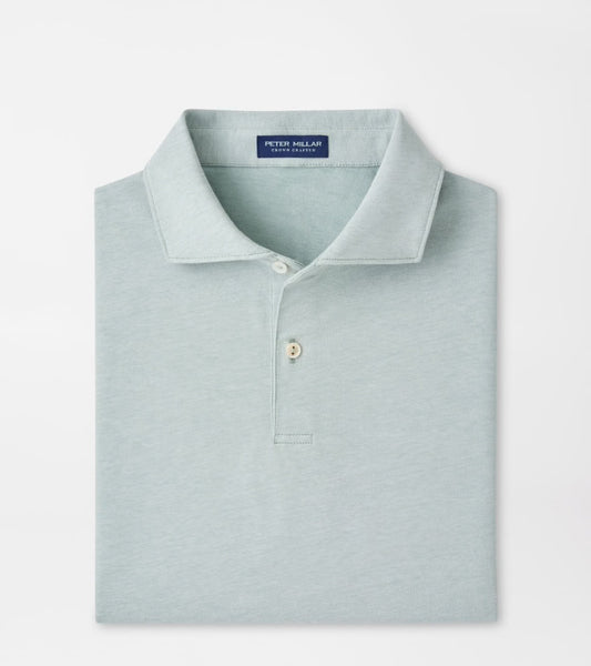 Albatross Cotton-Blend Pique Polo | Light Willow