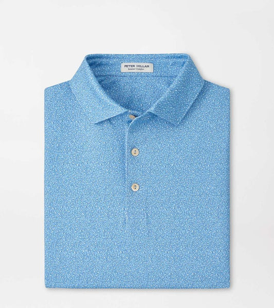 Magnolia Performance Jersey Polo | Cottage Blue