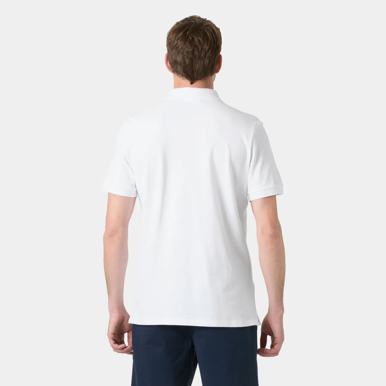 Crew Polo Pique | White