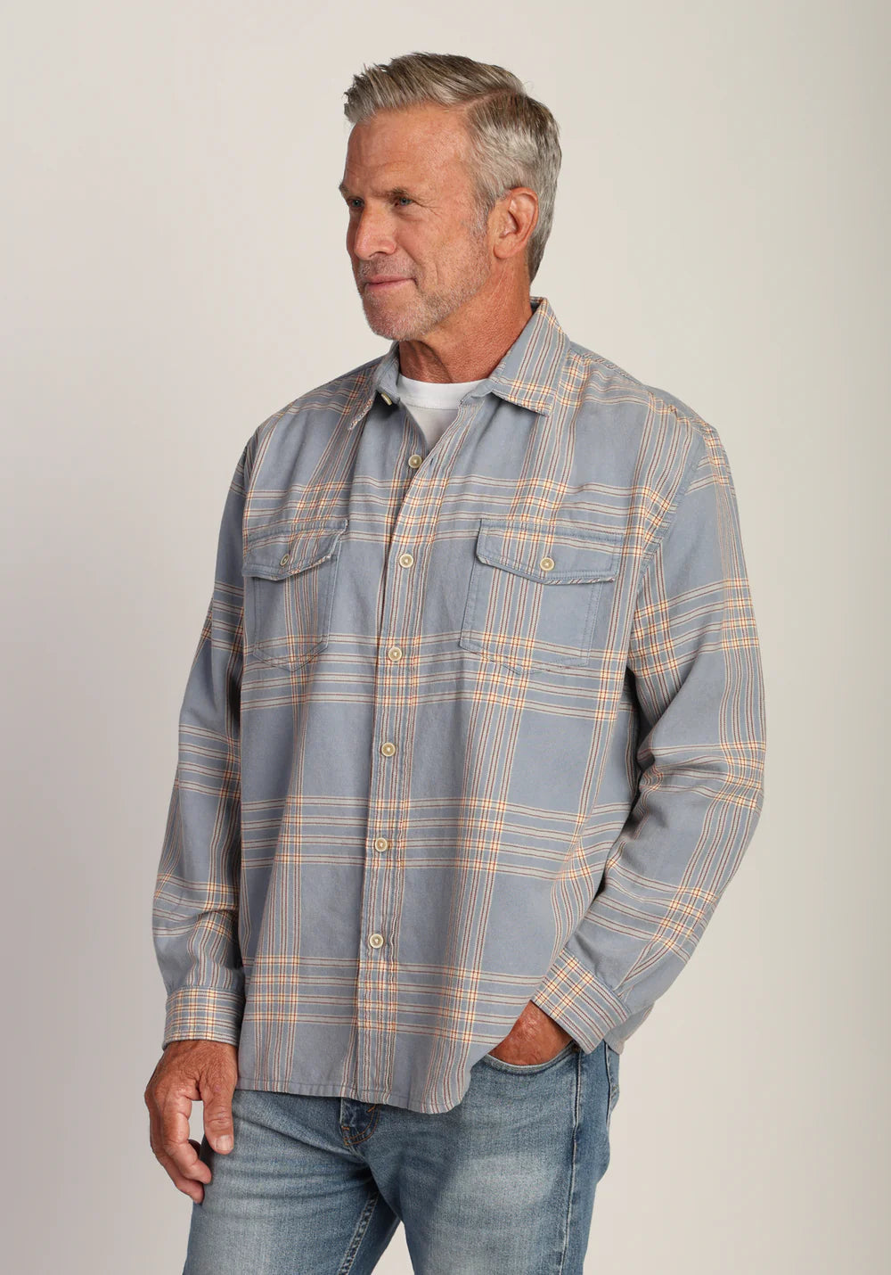 Blue Lake Plaid Shirt