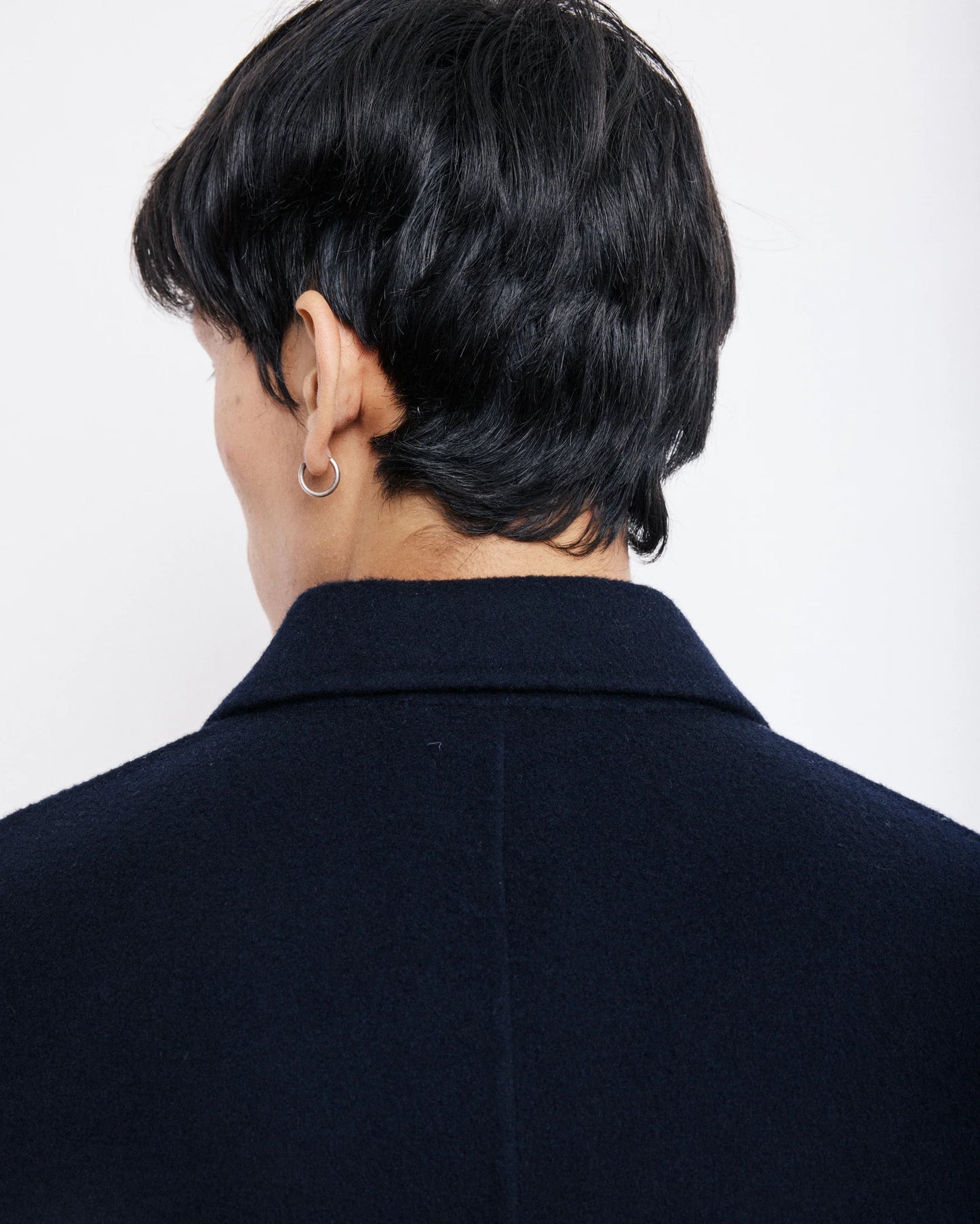 Jay Double Face Wool Jacket | Navy