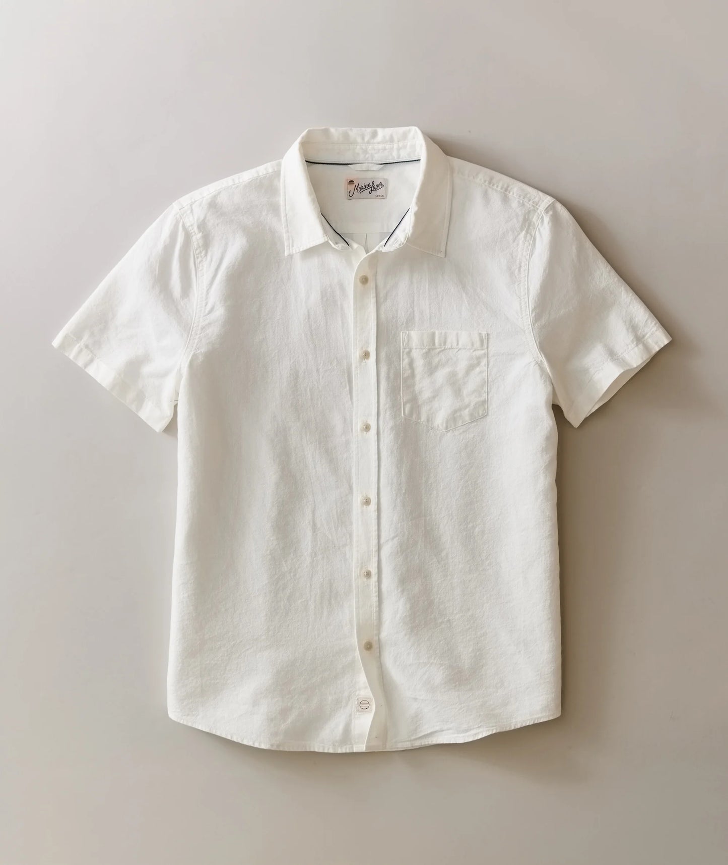 Better-Than-Linen Short Sleeve Shirt | White
