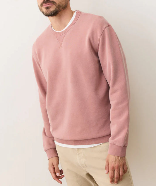 Relaxed Cloud 9 Fleece Crewneck | Ash Rose