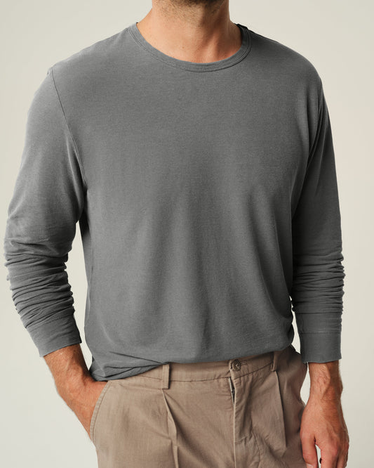 Long Crepe Tee | Juniper