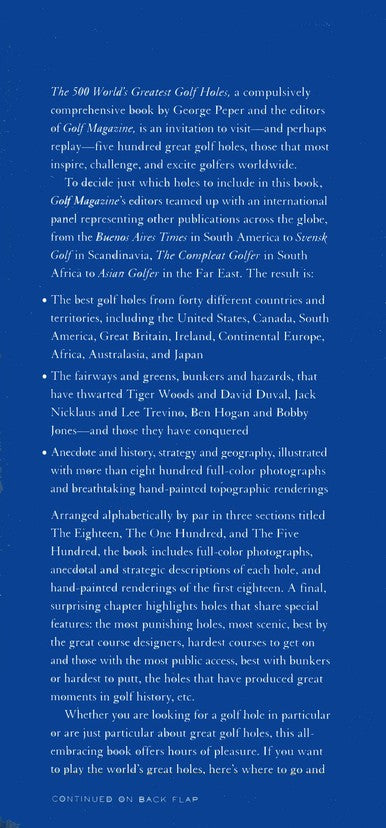 The 500 World’s Greatest Golf Holes