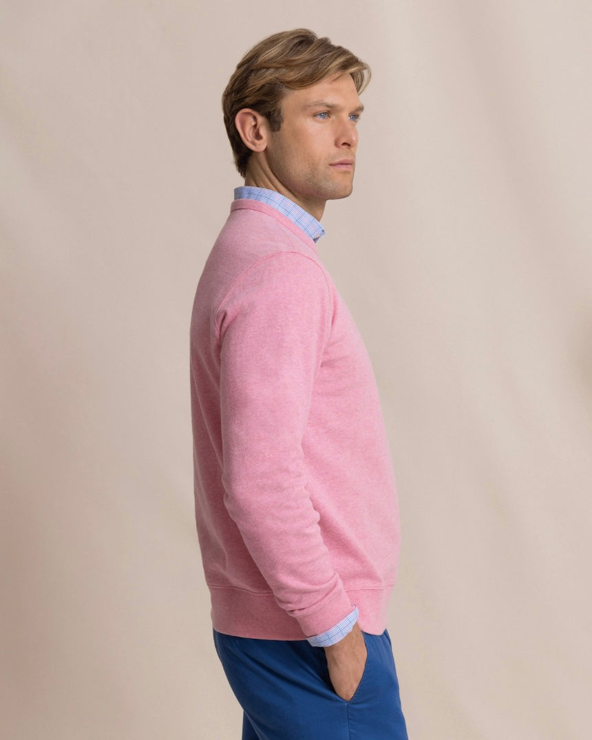Upper Deck Heather Crew | Heather Sea Pink