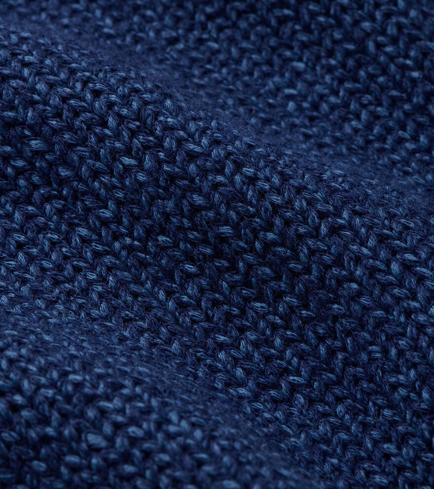 Tilden Full-Button Sweater | Navy