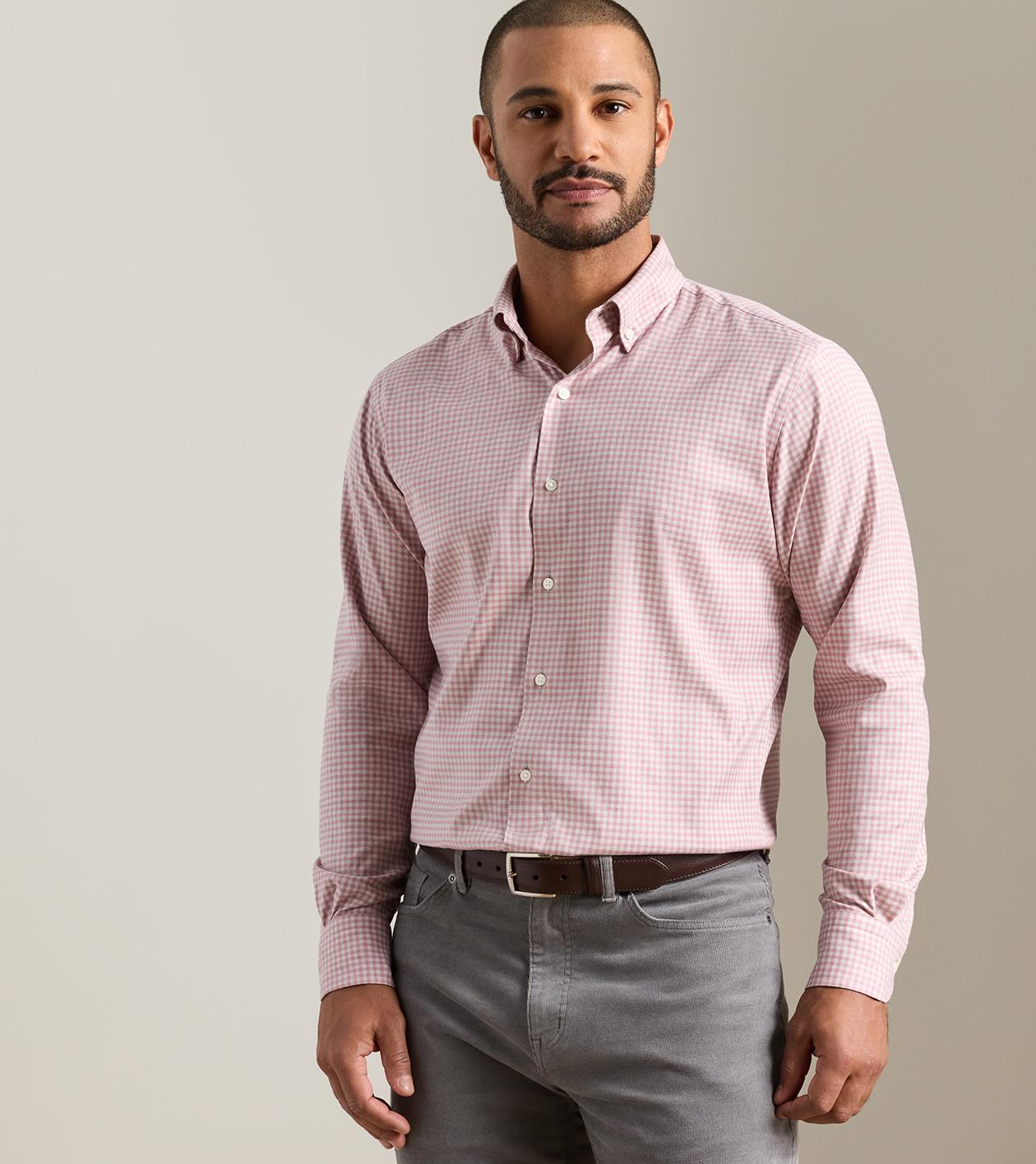 Liam Crown Soft Twill Sport Shirt | Dusty Rose