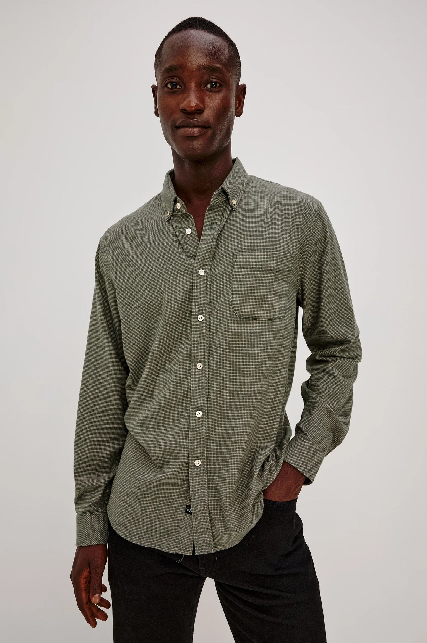 Vance Shirt | Forest Heather Grid