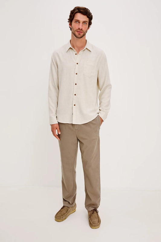 Runson Shirt | Cream Heather