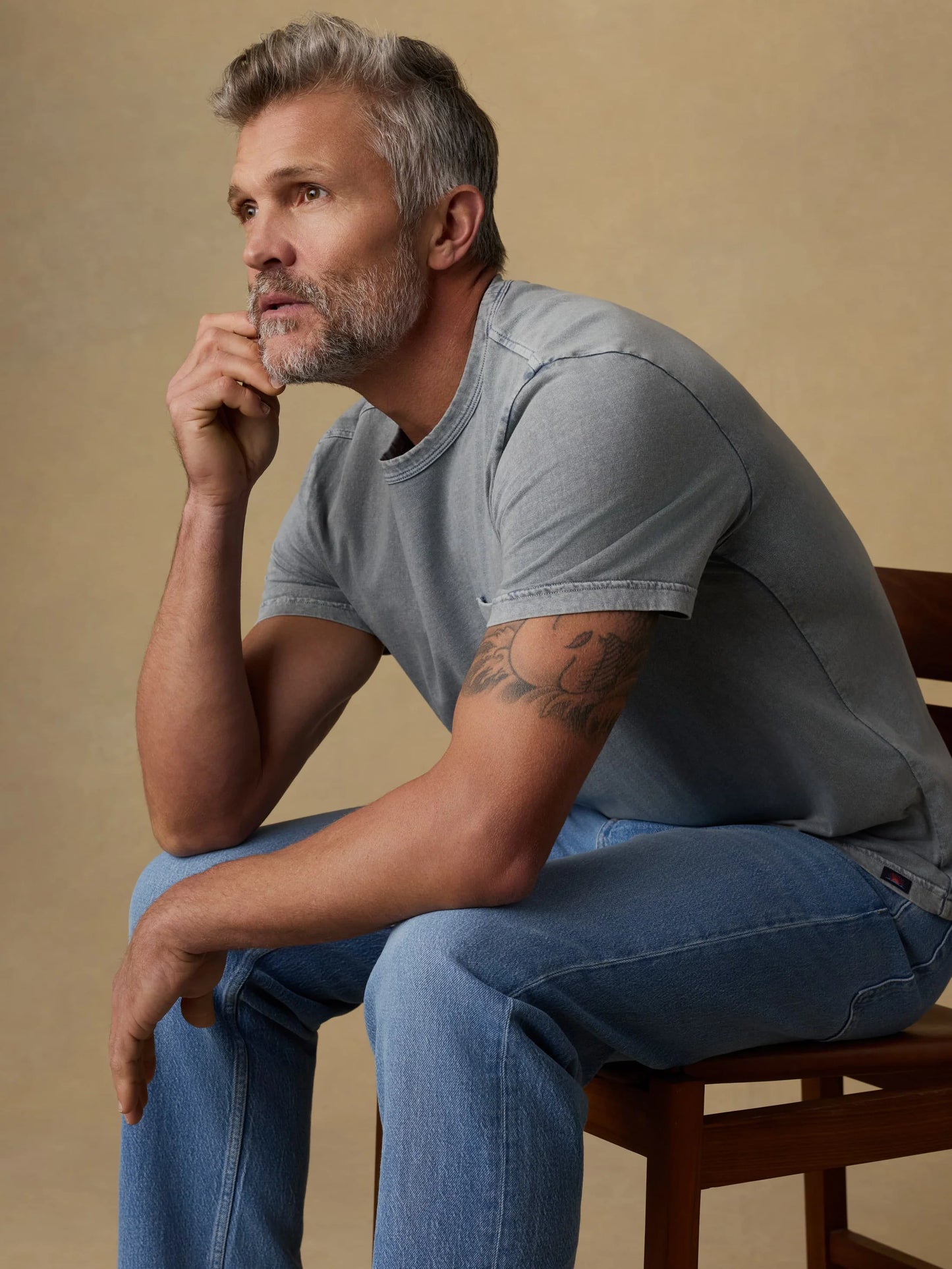 Recycled Cotton Tee | Lakeshore Grey