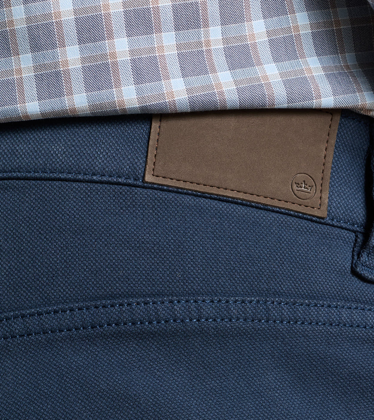 Crown Cotton Canvas Five-Pocket Pant | Atlantic Navy