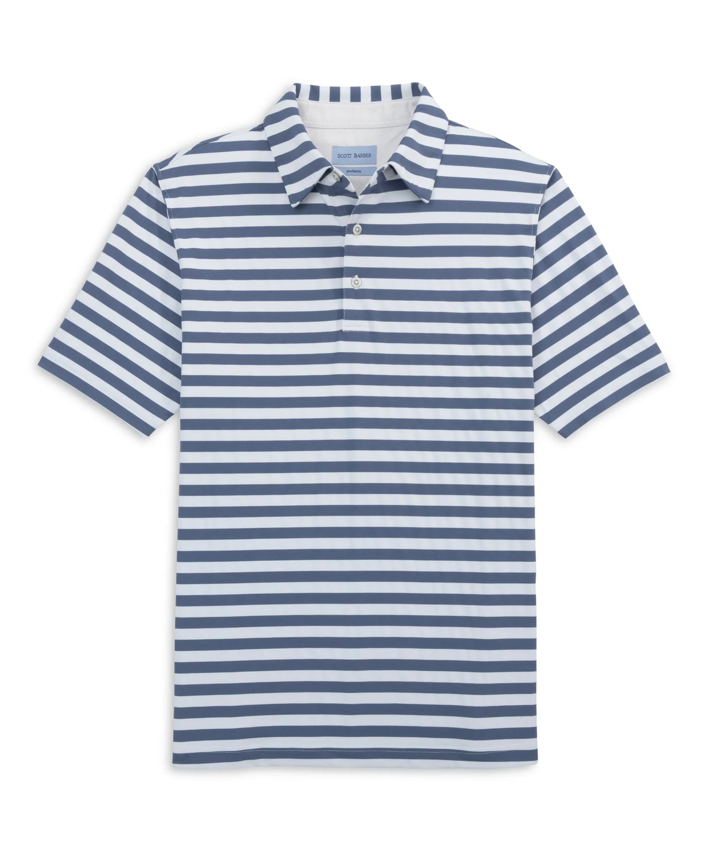 Prep Stripe Polo | Indigo