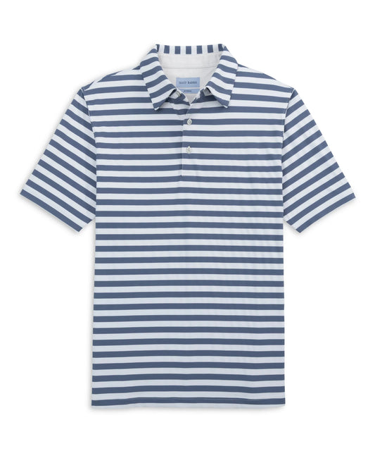 Prep Stripe Polo | Indigo