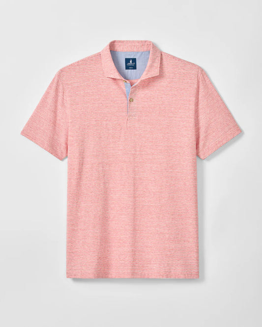 Thatcher Polo | Slate Rose Stripe