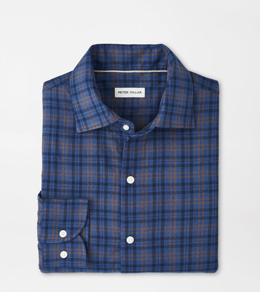 Bar Harbor Flannel Sport Shirt | Blue Haze