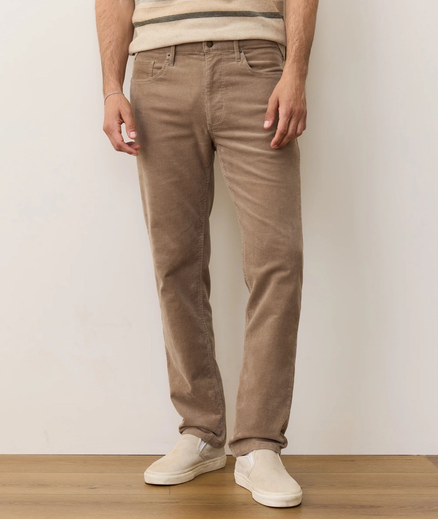 5 Pocket Flex Terry Cord | Taupe
