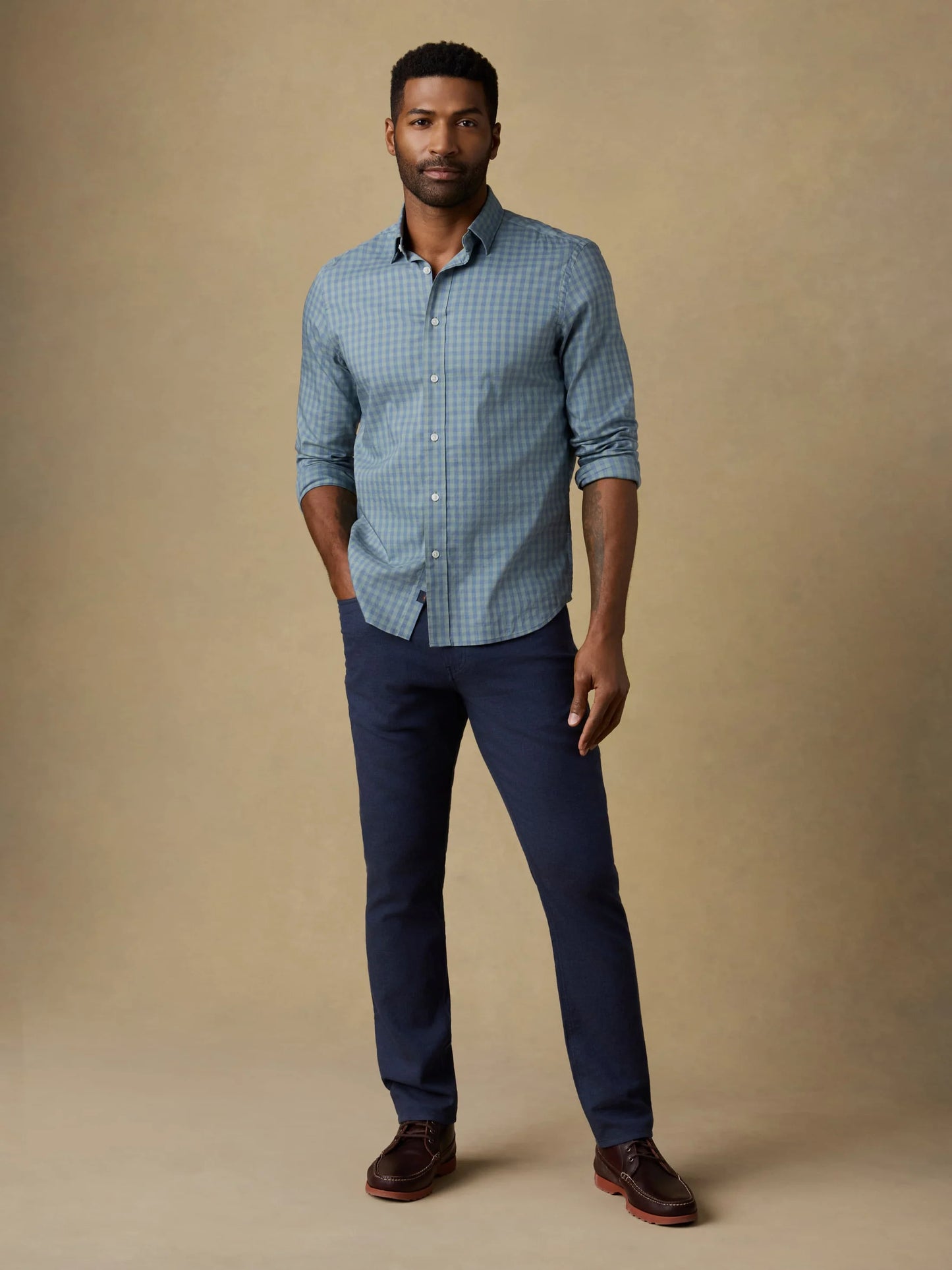 Movement Linen Five-Pocket Pant | Deep Sea Navy