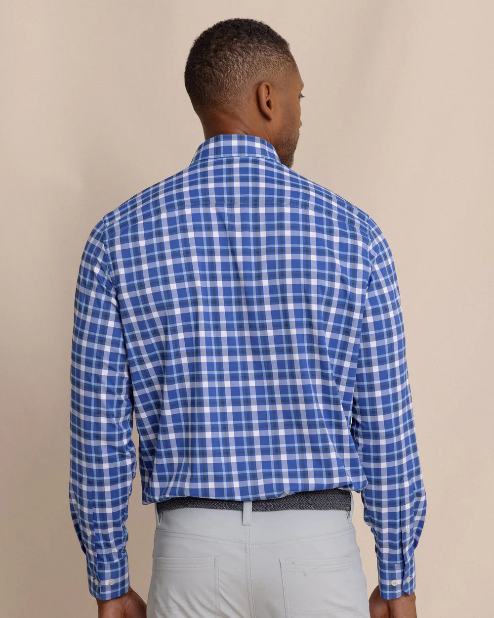 River Ridge Plaid Sportshirt | Surf Blue