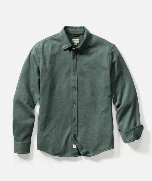 Pacifica Stretch Twill Shirt | Green Heather
