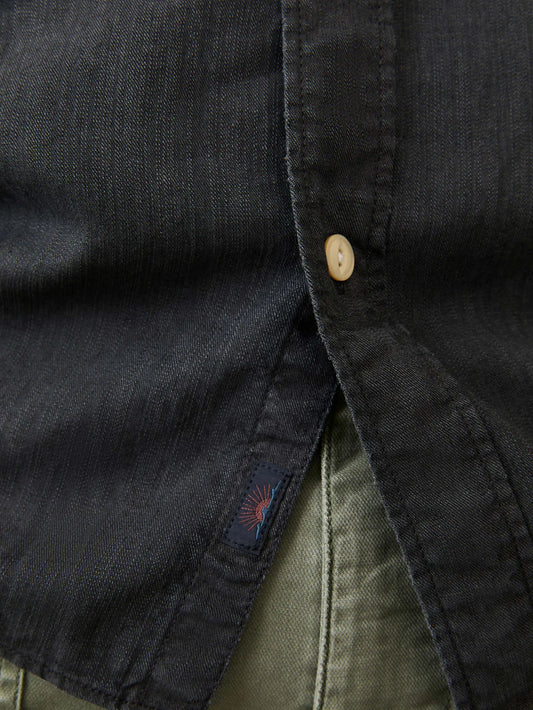 SS Tried and True Chambray Shirt | Durango Black